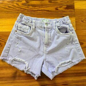 Purple Zara Jean Shorts